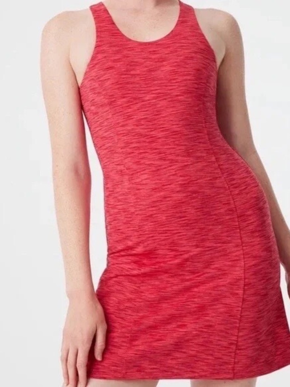 Outdoor Voices Circle Back Exercise Dress in Rose Garden Space Dye | Size Small